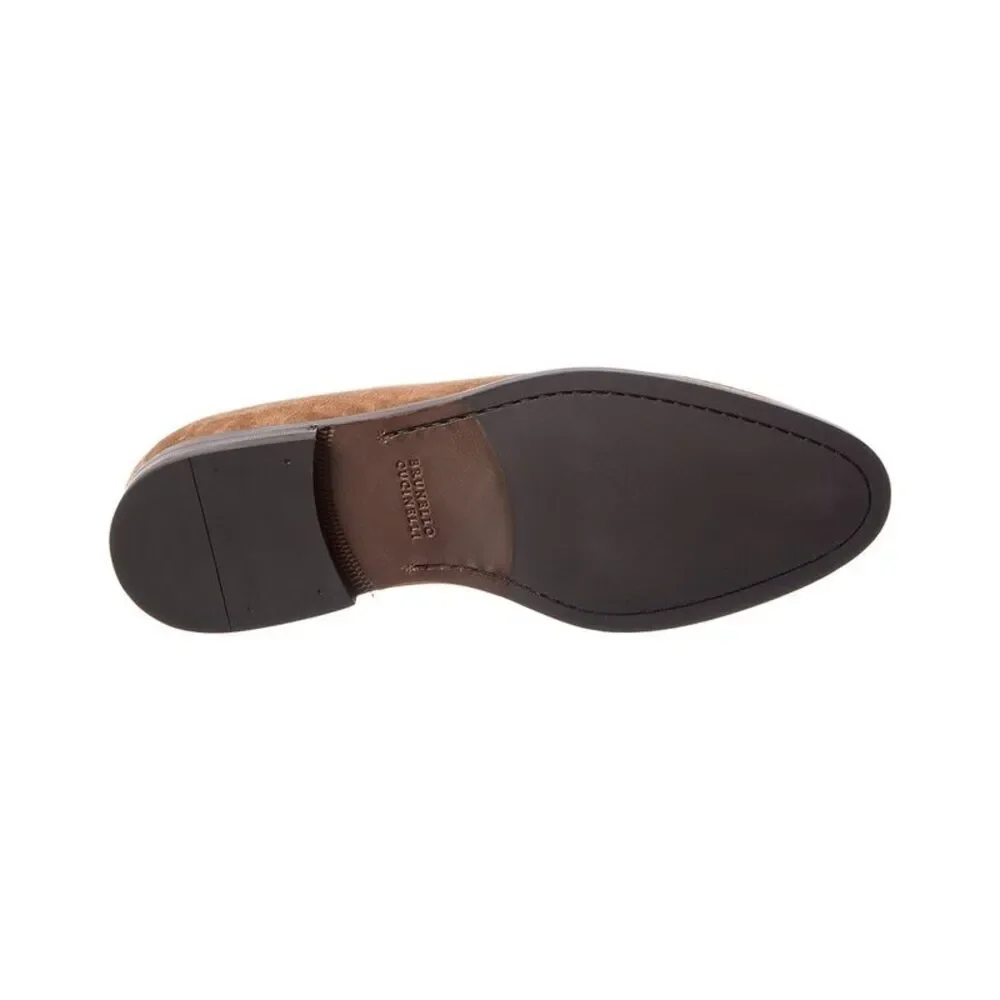 Brunello Cucinelli Suede Loafer, Brown